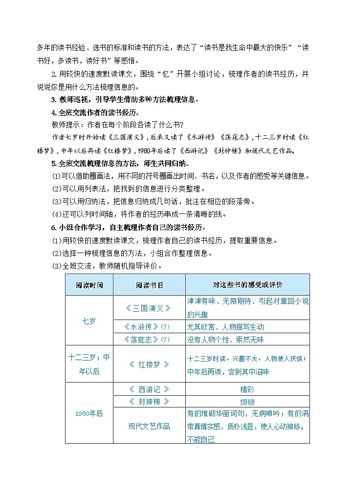 部编版语文5上 26《 忆读书》课件PPT+教案+课文朗读03