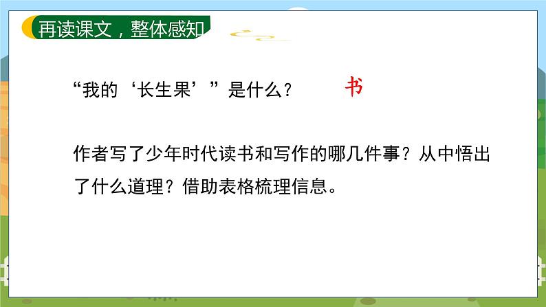 人教部编语文5上 第8单元 27. 我的“长生果” PPT课件+教案+练习07