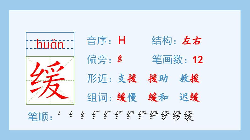 部编版四年级语文上册(生字课件)12.盘古开天地06