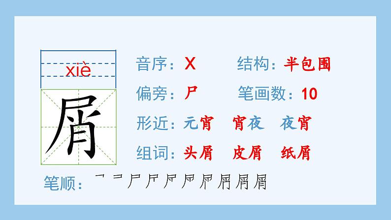 部编版五年级语文上册(生字课件)19.父爱之舟07