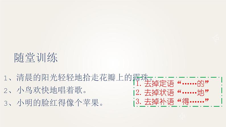 部编版语文小升初复习课件:缩句第8页