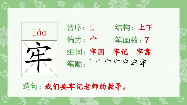 部编版二年级语文下册(生字课件)12 寓言二则03