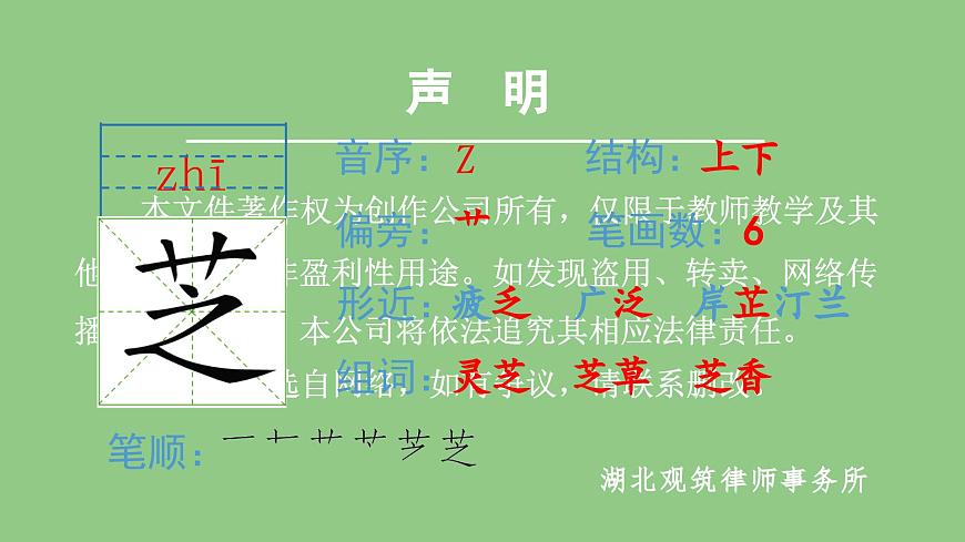 部編版五年級語文下冊(生字課件)14 刷子李第7頁