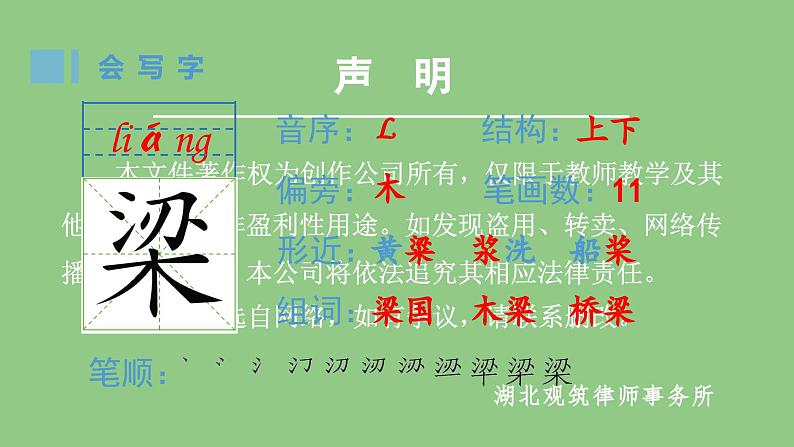 部编版五年级语文下册(生字课件)21 杨氏之子第2页