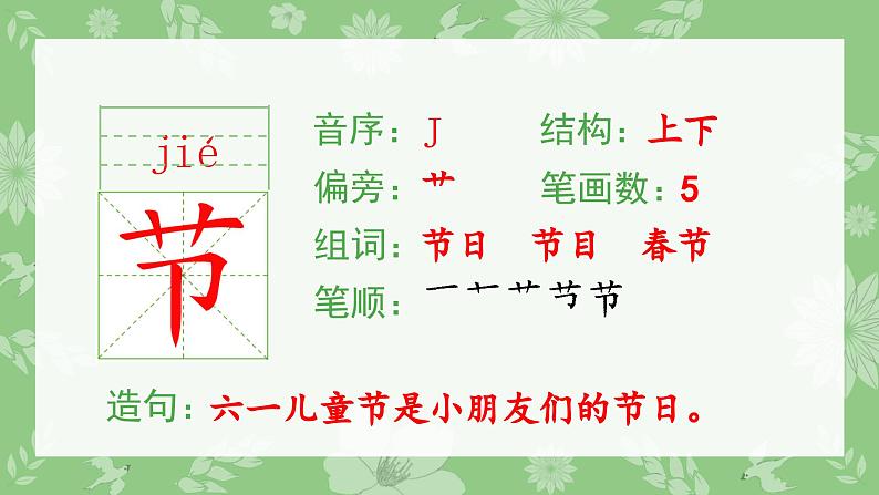 部编版一年级语文下册(生字课件)10 端午粽第3页