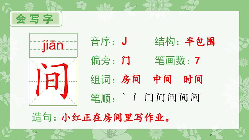 部编版一年级语文下册(生字课件)识字5 动物儿歌02