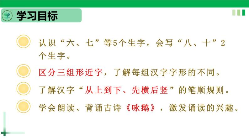 【新课标全套】部编版一年级语文上册第一单元识字《语文园地一》精品同步PPT课件+教案+图片素材05