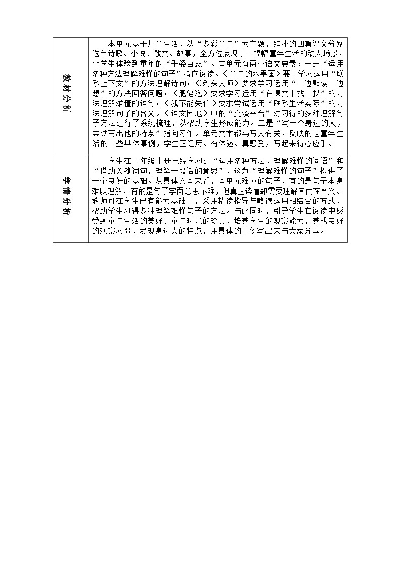 部编版语文三下第6单元(大单元作业设计2)第2页