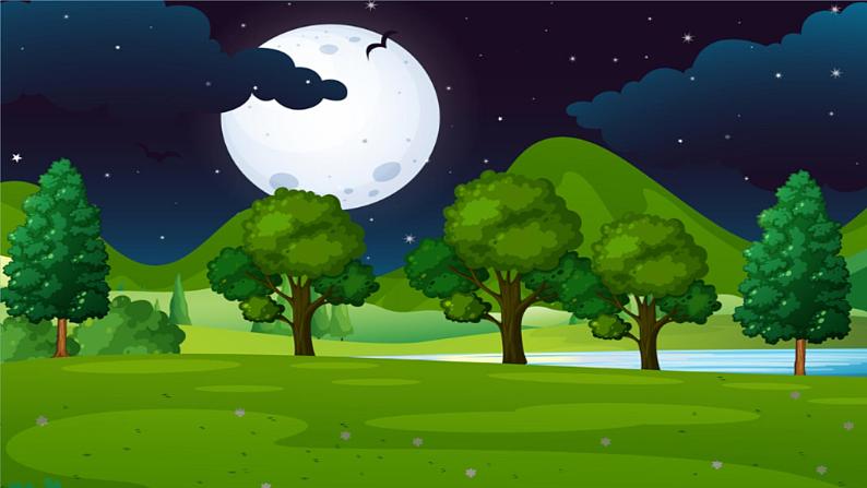 统编语文一年级下册(教学课件)8 夜色第4页