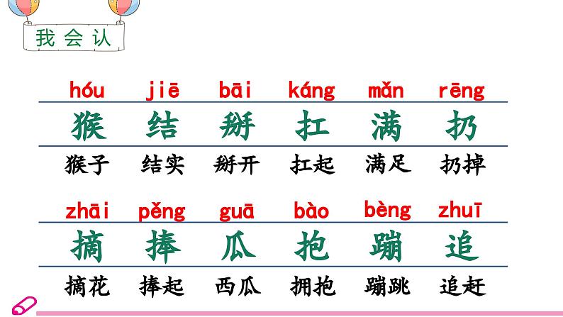 统编语文一年级下册(教学课件)17 小猴子下山第5页