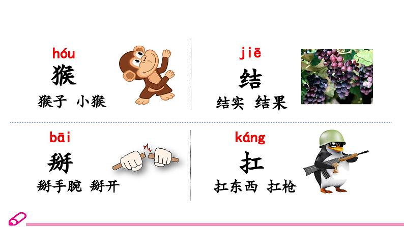 统编语文一年级下册(教学课件)17 小猴子下山第6页