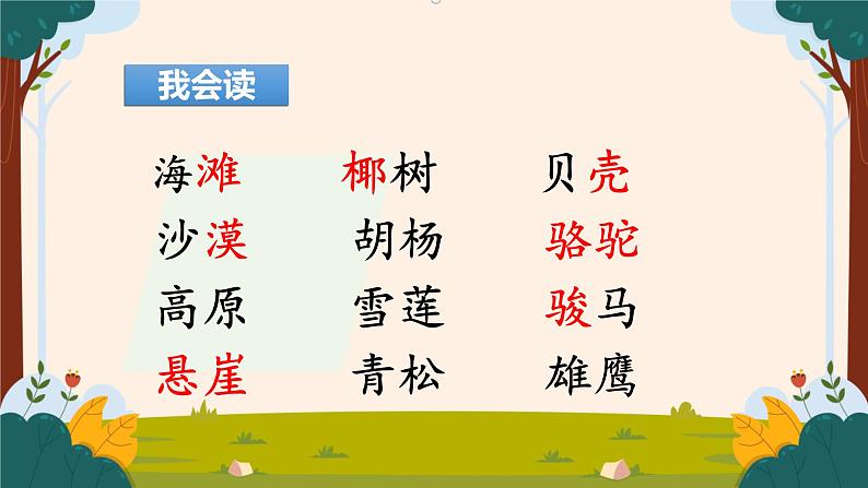 任务一活动二:词语带你去旅行第3页