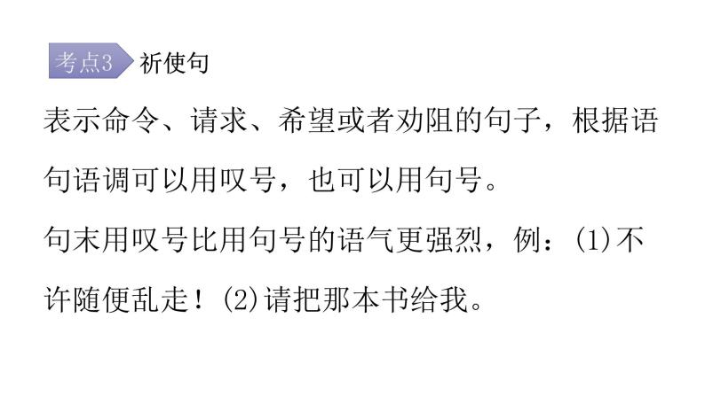 小学毕业语文总复习第四章句子第一节句式的类型教学课件08