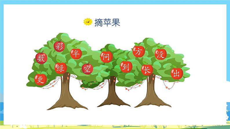 人教部编语文1上 第6单元 8.《雨点儿》 PPT课件+教案+练习08