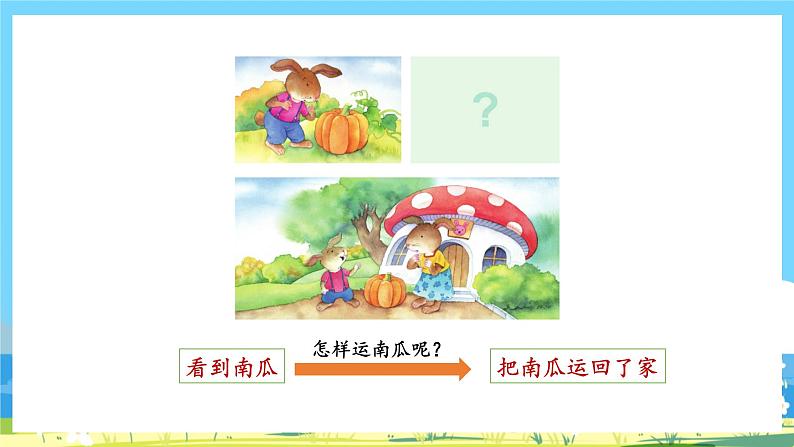 人教部编语文1上 第8单元 《口语交际:小兔运南瓜》 PPT课件+教案03