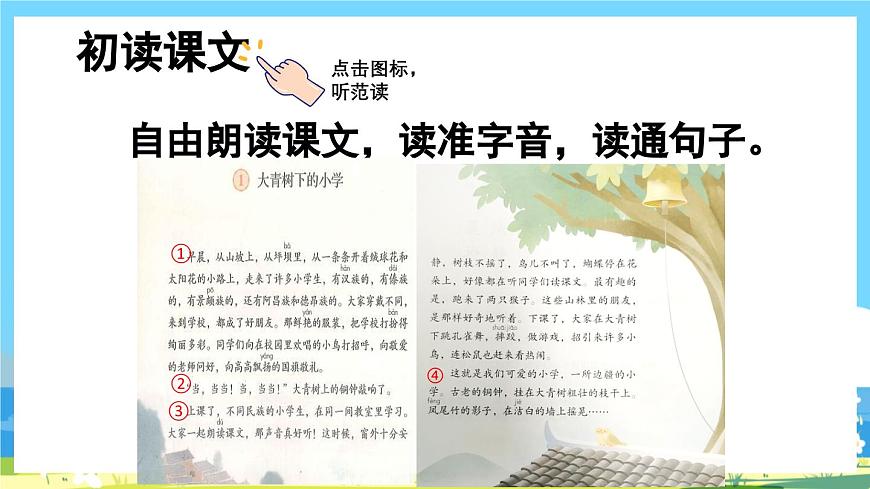 統(tǒng)編版3上語文 1.1《 大青樹下的小學(xué)》 課件第3頁