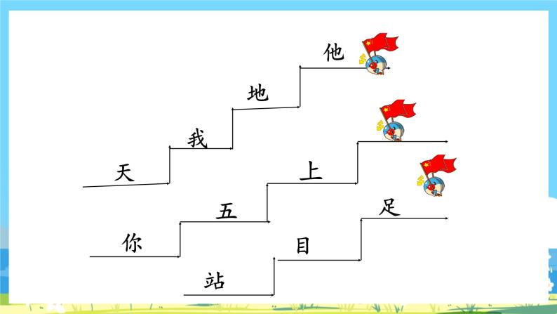 人教部编版一年级上 2.《金木水火土》课件03