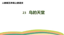 23鸟的天堂（课件）人教部编版五年级上册语文