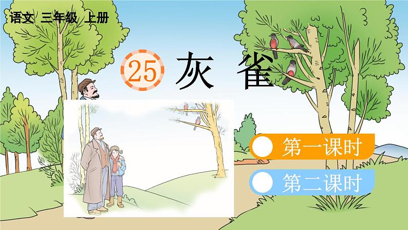 小学语文部编版三年级上册第25课《灰雀》课件(2023秋新课标版)第2页