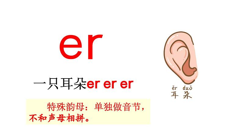 小学语文部编版一年级上册汉语拼音11 ie üe er课件(2023秋新课标版)第8页