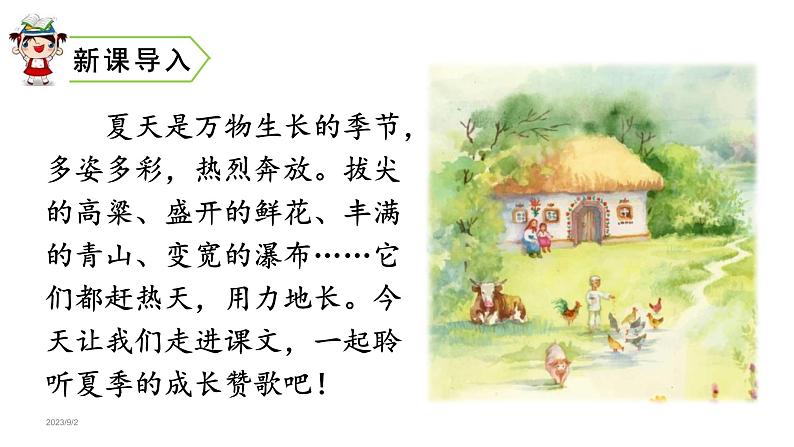 15 .夏天里的成长(课件) 六年级上册语文 2023-2024学年第一学期人教部编版02
