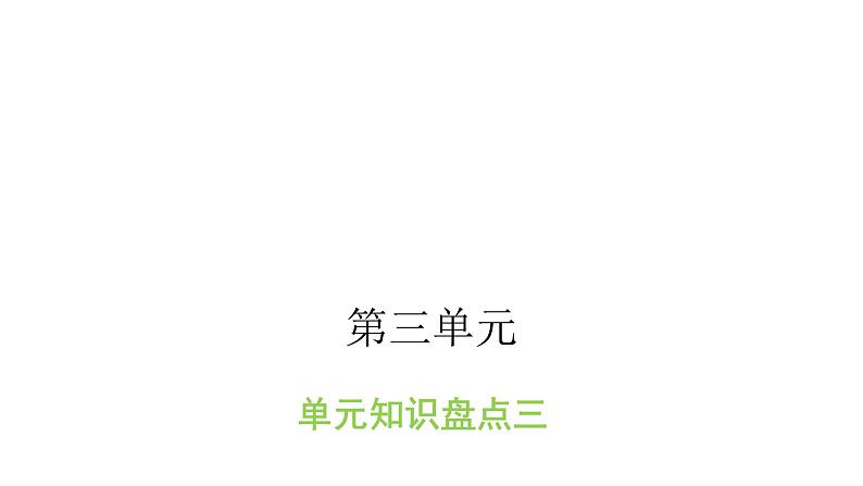 人教版小学语文四年级上册第三单元知识盘点三课件01