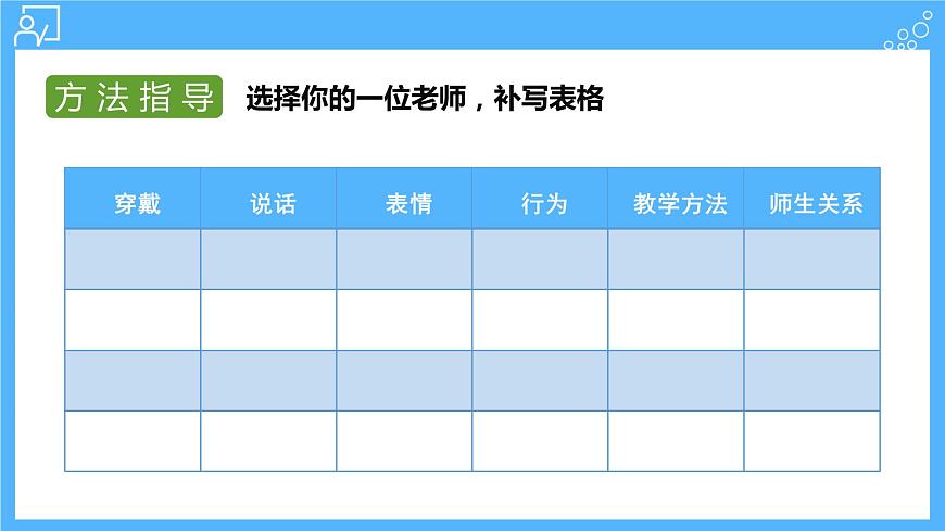 部編版語文五年級上冊 習(xí)作：“漫畫”老師 同步課件第8頁