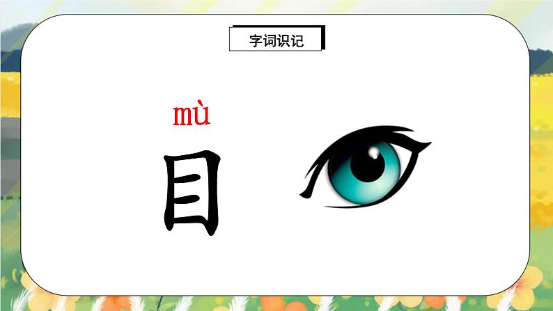 人教版语文一年级上册课件识字3 口耳目(课件)05