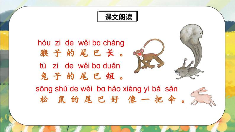 人教版语文一年级上册课件6 比尾巴(课件)07
