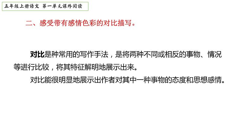 五年级上册第一单元课外阅读(阅读指导+真题训练)部编版2023-2024学年课件PPT第7页