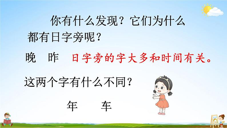 人教统编版小学一年级语文上册《语文园地五》课堂教学课件PPT公开课第7页