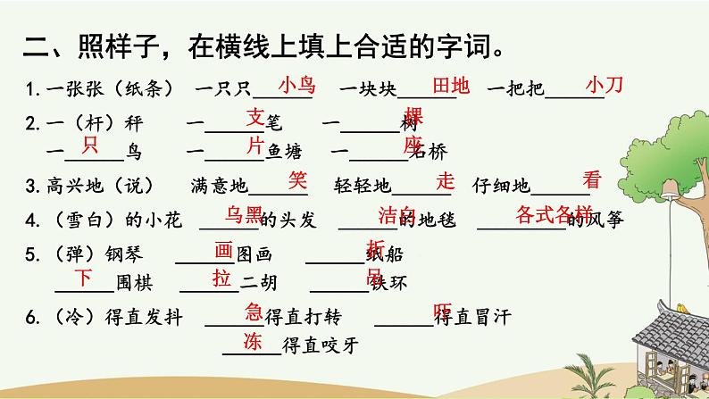 部编版小学语文三年级上册 专项5:课文知识点复习课件04