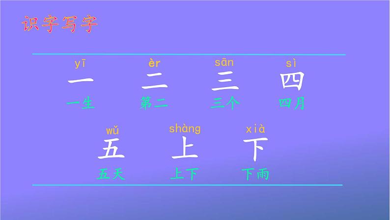 人教部编版小学语文一年级上册《2 金木水火土》课堂教学课件PPT公开课第3页