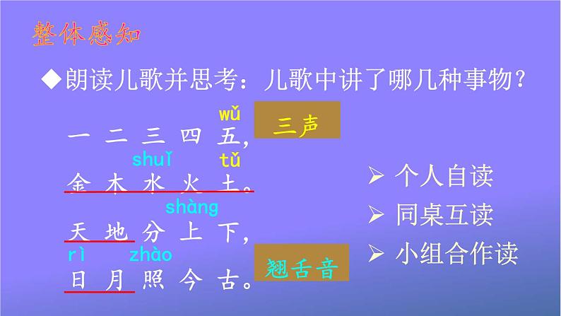 人教部编版小学语文一年级上册《2 金木水火土》课堂教学课件PPT公开课第8页