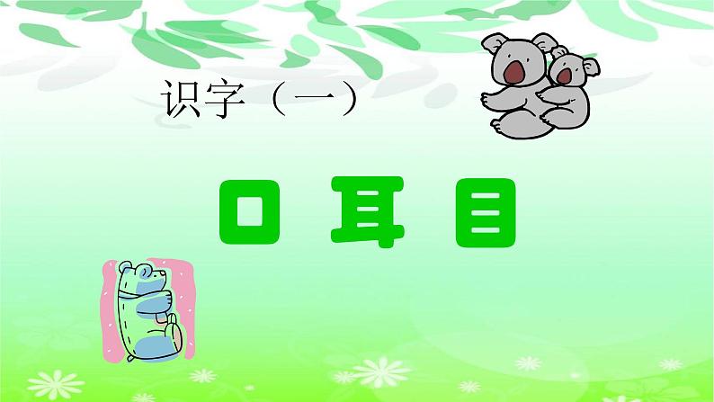 耳口目PPT课件1第1页