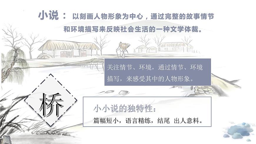 部編版語文六年級(jí)上冊 第13課《橋》(第一課時(shí))(教學(xué)課件)第7頁