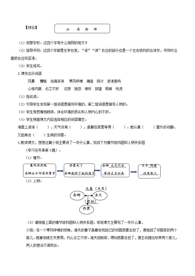 部編版語(yǔ)文六年級(jí)上冊(cè) 第14課《窮人》(第一課時(shí))(教學(xué)設(shè)計(jì))第2頁(yè)