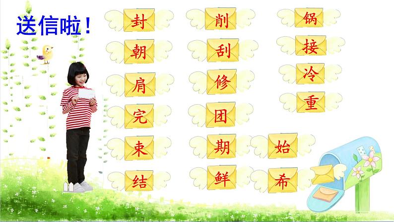 人教部编版小学语文二年级上册《6 一封信》课堂教学课件PPT公开课第5页