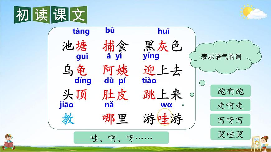 人教統(tǒng)編版小學(xué)語(yǔ)文二年級(jí)上冊(cè)《1 小蝌蚪找媽媽》課堂教學(xué)課件PPT公開(kāi)課第8頁(yè)