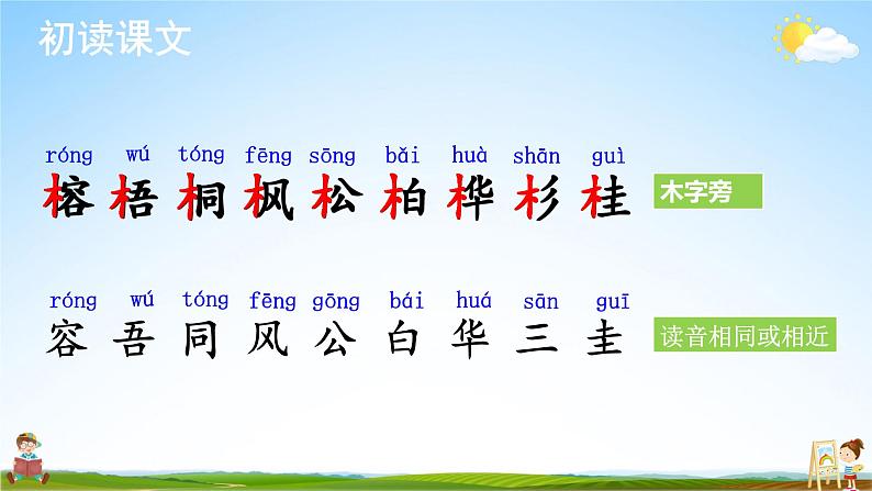 人教统编版小学语文二年级上册《2 树之歌》课堂教学课件PPT公开课05