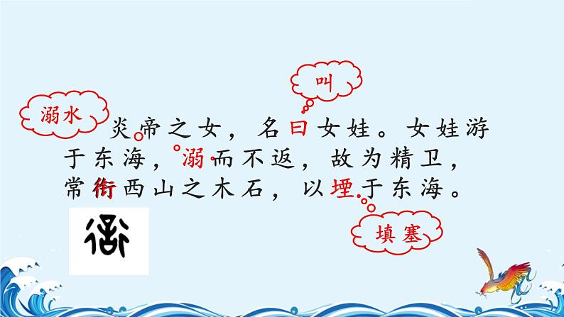 部编版语文四年级上册公开课课件 13 精卫填海06