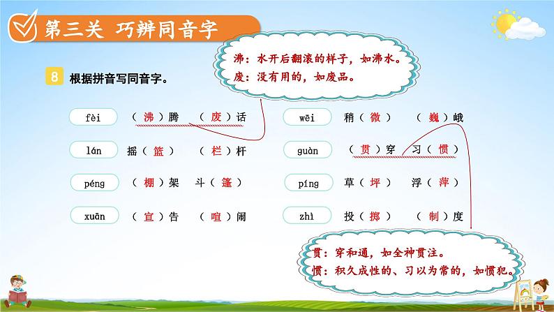 统编版六年级语文上册期末专题复习教学课件1-2 汉字精英赛(二)第5页