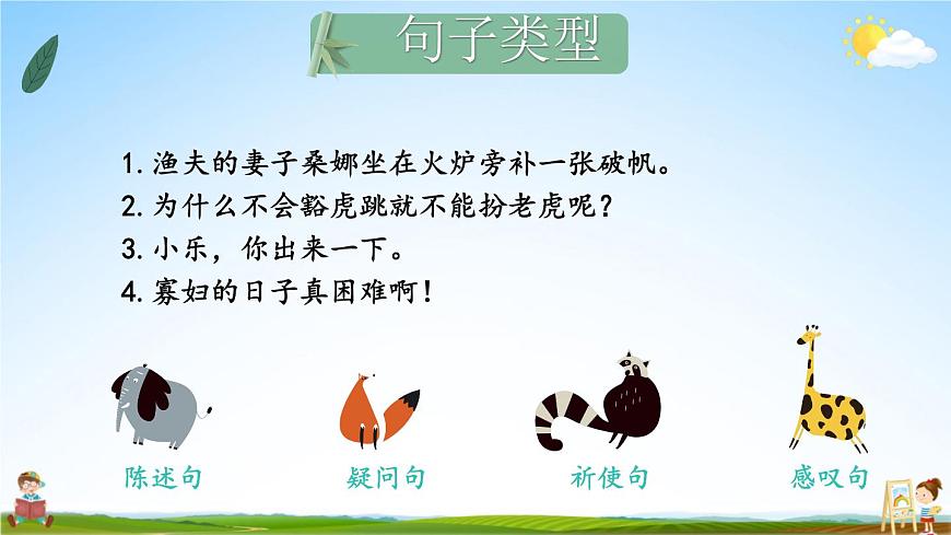 統(tǒng)編版六年級(jí)語文上冊(cè)期末專題復(fù)習(xí)教學(xué)課件1-6 句子樂園(一)第4頁