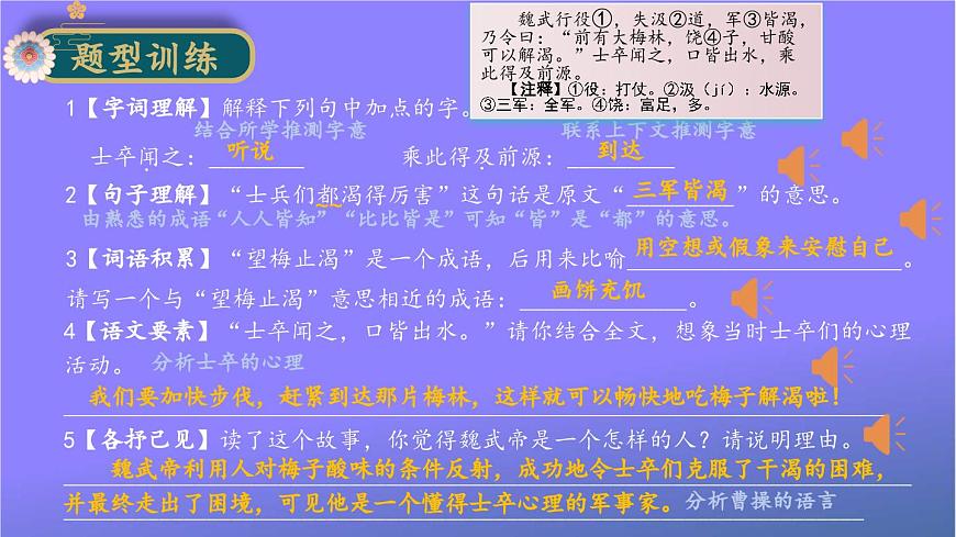 統(tǒng)編版六年級語文上冊期末專題復(fù)習(xí)教學(xué)課件2-6 閱讀:古文拾慧第7頁