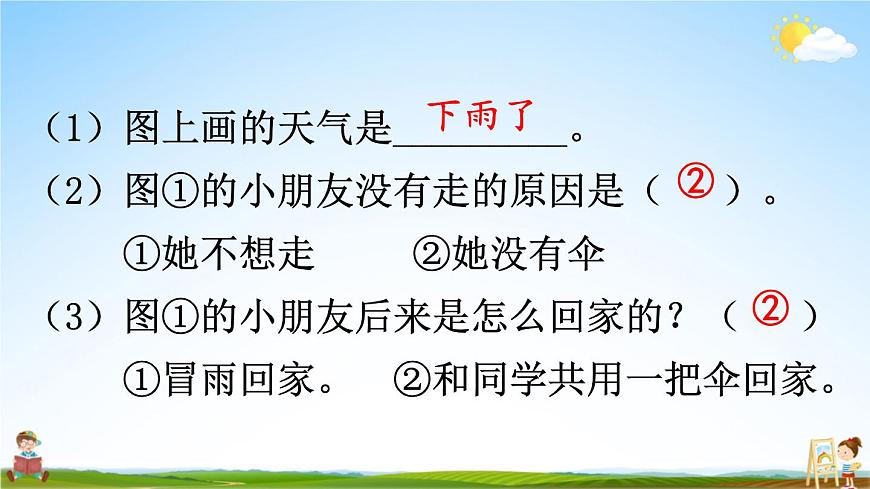 統(tǒng)編版一年級語文上冊期末專題復(fù)習(xí)教學(xué)課件7-3 察言觀色(看圖寫話)第3頁