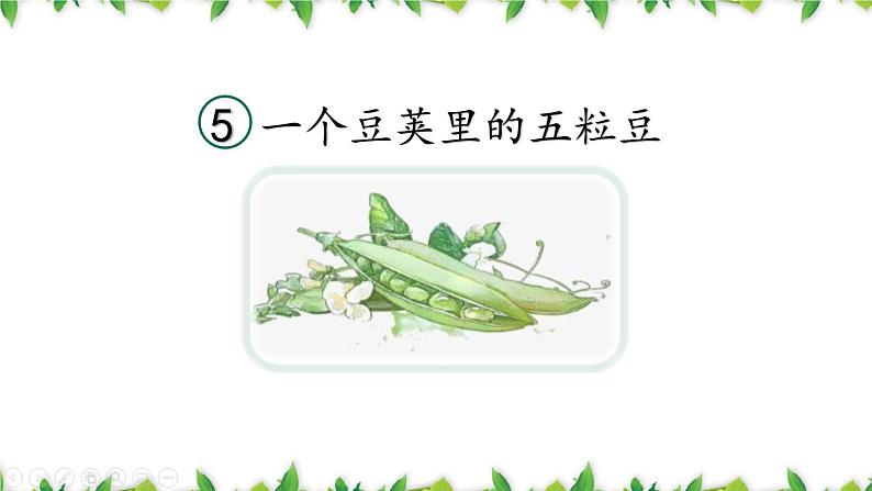 一个豆荚里的五粒豆PPT课件701