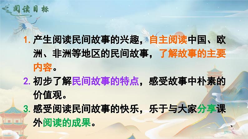 五上第三单元《快乐读书吧:从前有座山》 课件02