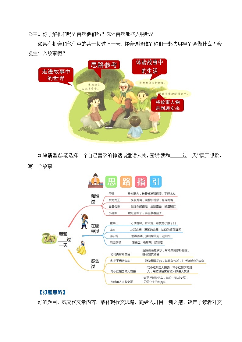 4、第四單元習作：我和_______過一天（技法+范文+素材）四年級語文上冊單元作文（統(tǒng)編版）第2頁