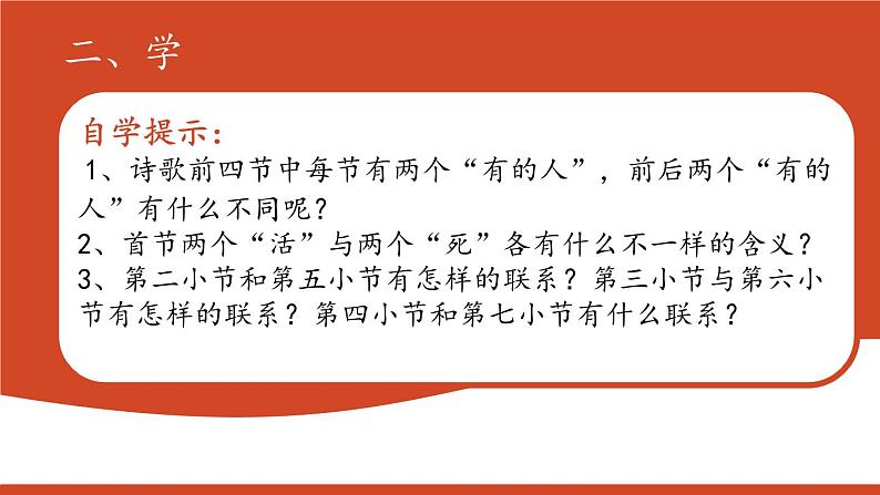 有的人—纪念鲁迅有感PPT课件4第6页