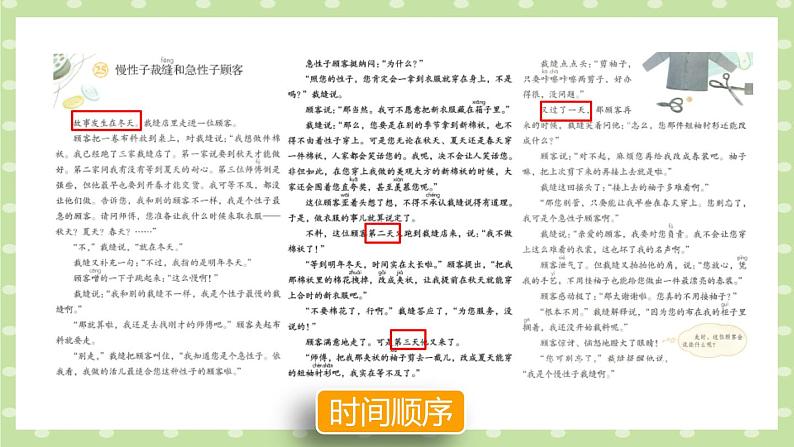 【核心素养】部编版小学语文三年级下册 25 慢性子裁缝和急性子顾客 课件+教案+同步练习(含教学反思)08